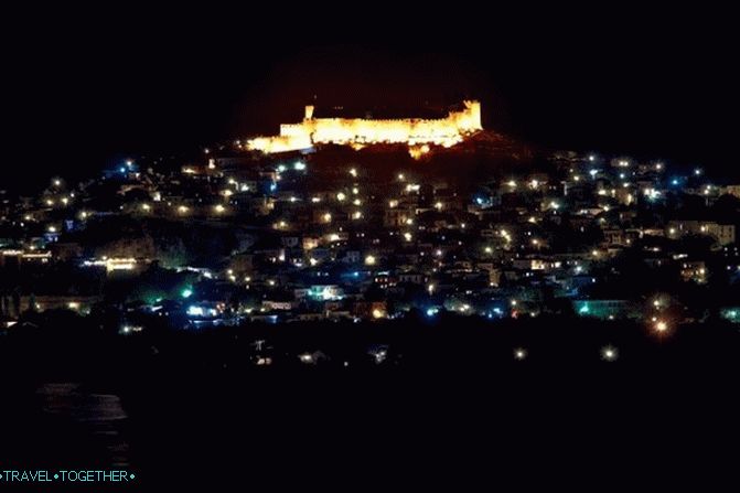 Genoese castle in Mitilini on Lesbos