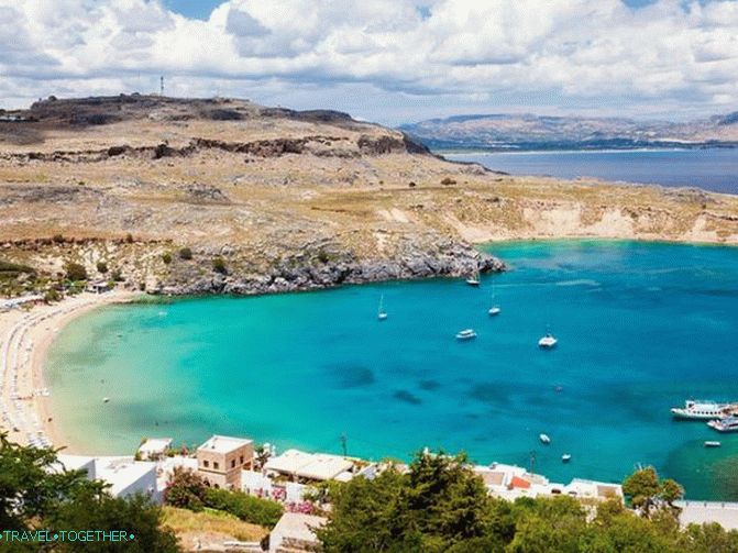 Agathi Beach in Rhodes