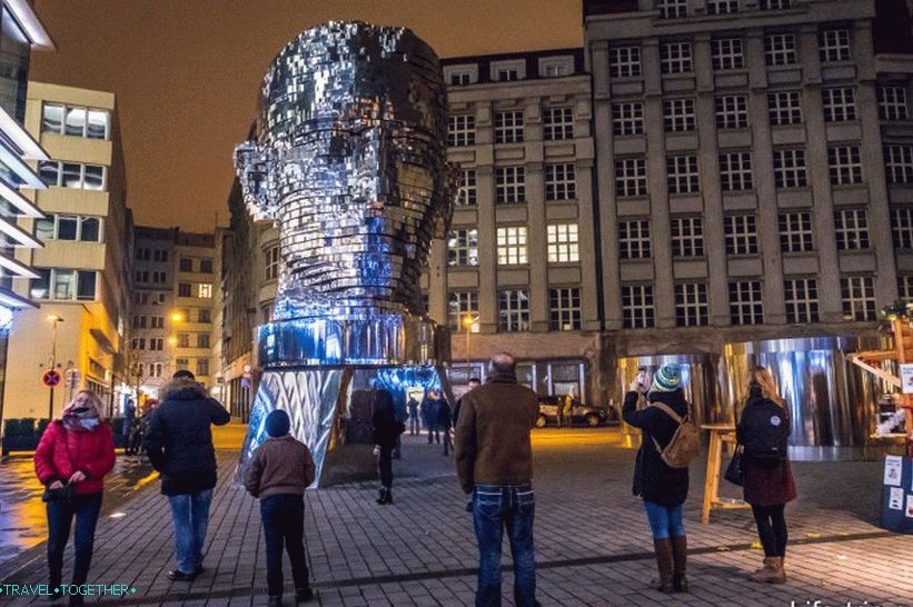 Kafka's head, folding-folding