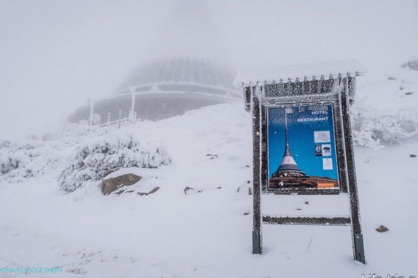 The symbol of the city on the mountain is Ještěd’s tower, but naturally fog