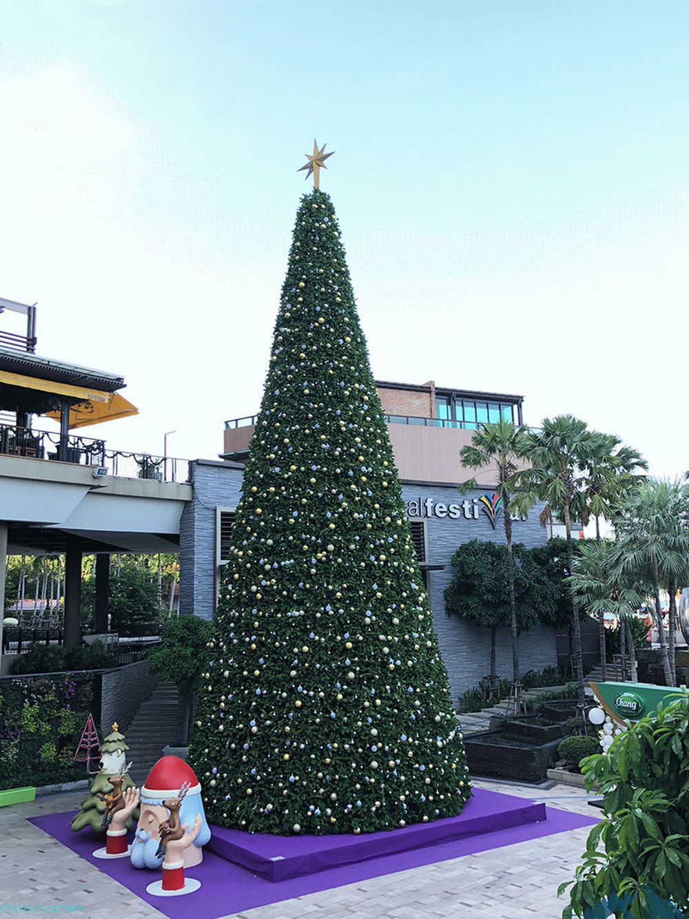 Christmas tree in Pattaya