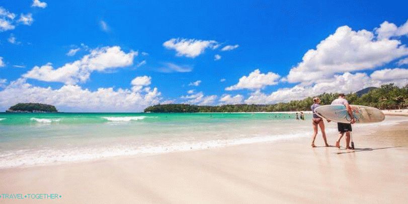 The best beaches for families with children in Phuket - Kata Noi, Kata, Karon