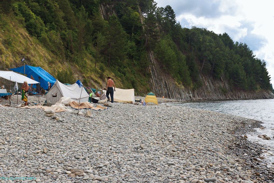 Romance of wild beaches