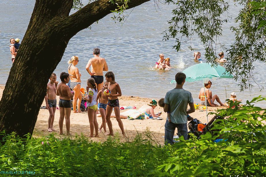 Beach in Pushchino