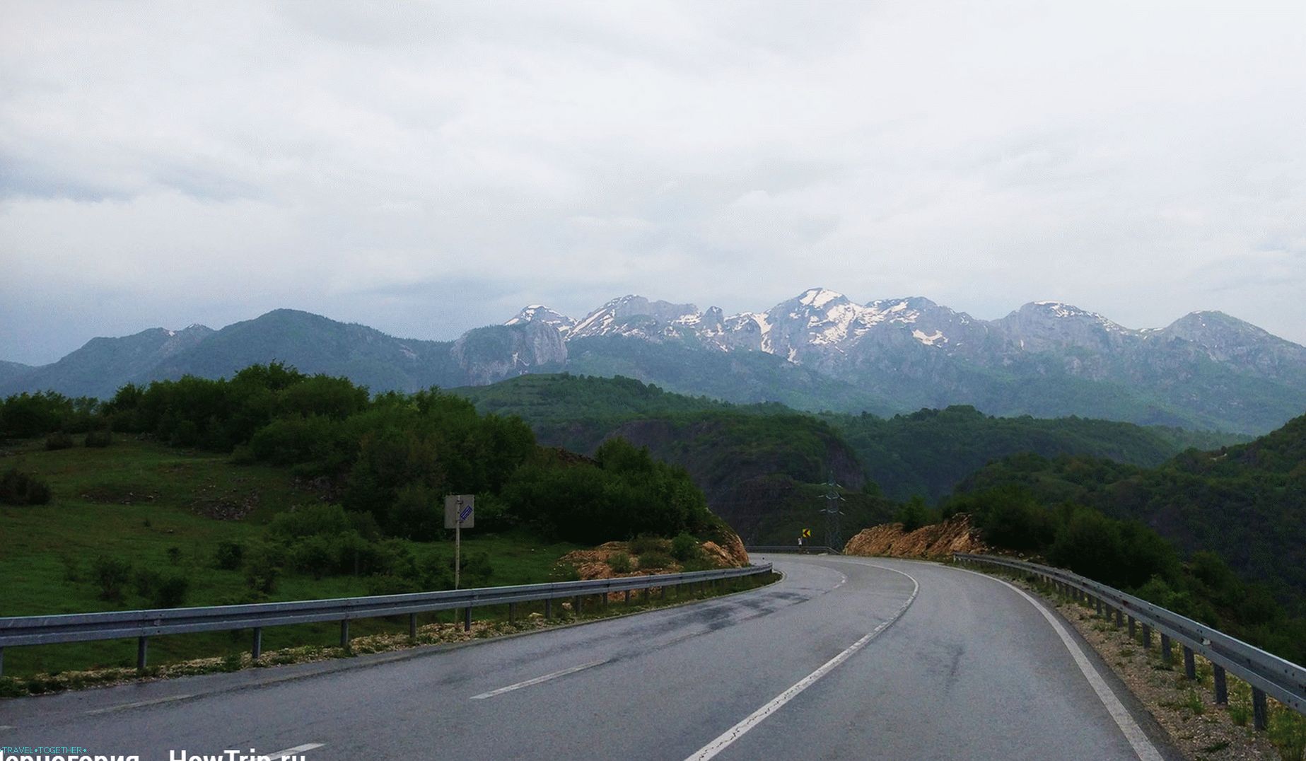 Road in Montenegro