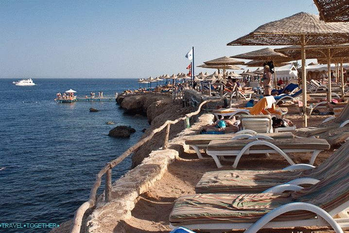 Rest in Sharm el-Sheikh. The beach.