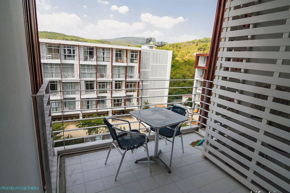 Balcony on the 5th floor