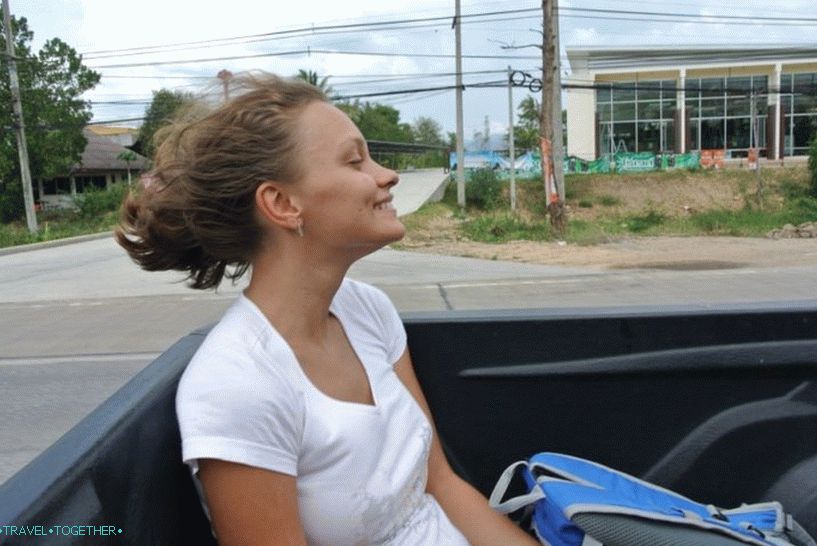 Easy hitchhiking in Thailand
