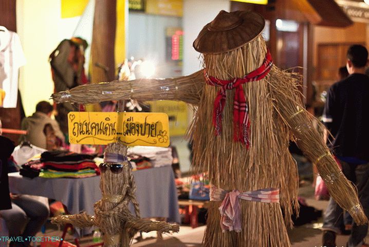 Inside a straw stuffed man