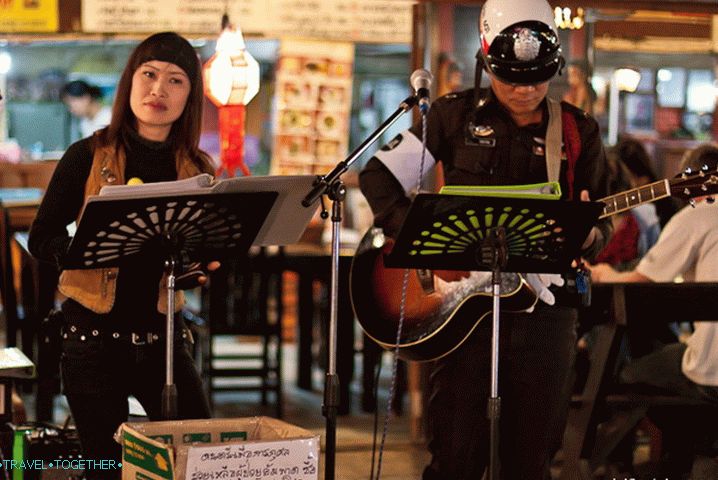 Police work as musicians