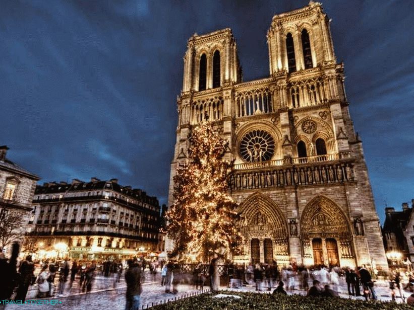 Notre Dame de Paris on the Cite Island