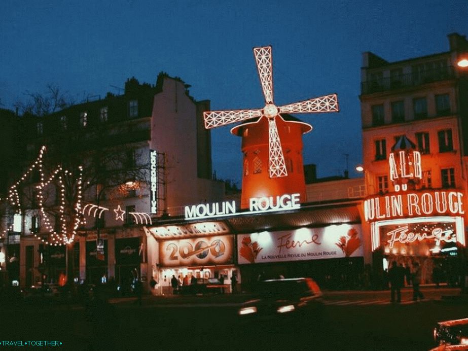 Moulin Rouge in Montmartre