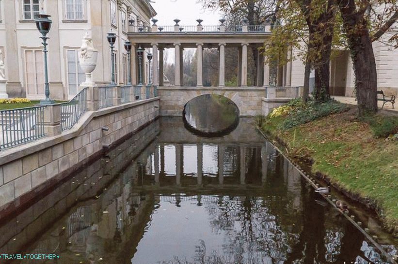 Canal near the palace on the water
