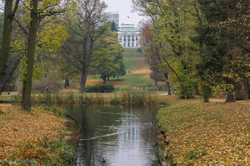 The Belvedere Palace can be seen in the distance