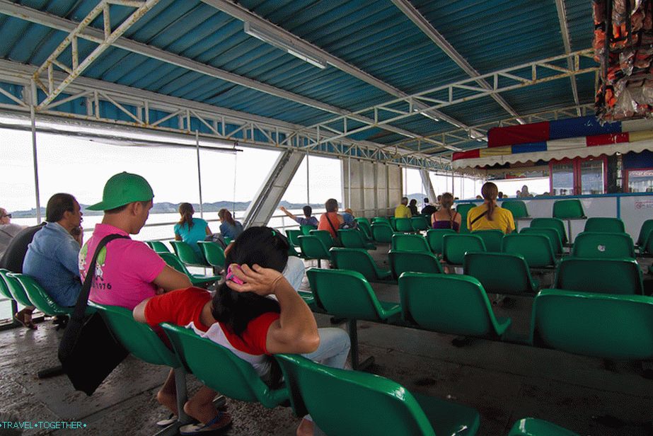 Center Poinit Ferry - ferry inside