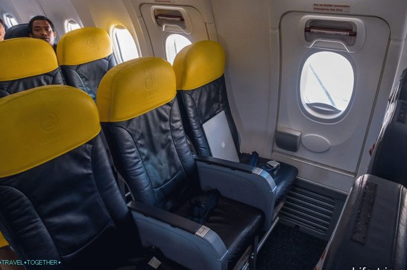 My premium seat on a Nok Air plane