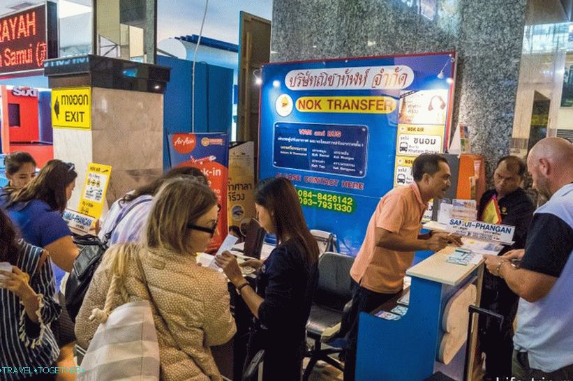 Transfer stand on Samui and Phangan