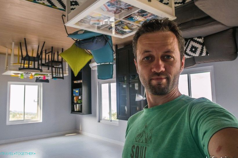 Inverted House in Pattaya - an attraction for children and selfimanov