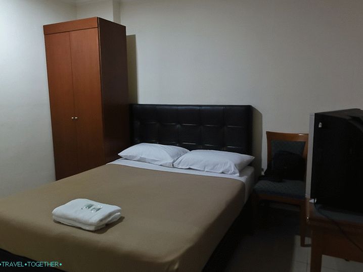 Our room at the City Hotel in Chinatown