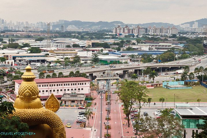 View from the main Batu Cave