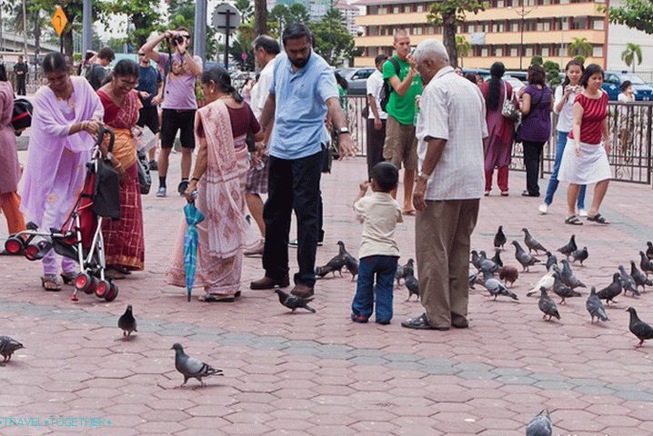 Visitors to the Batu Caves