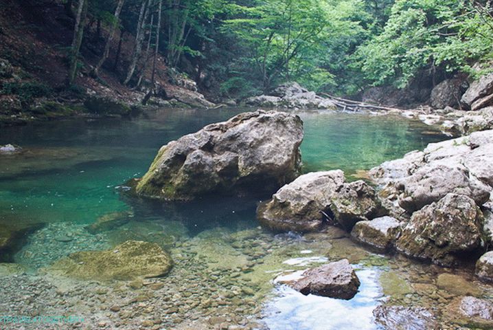 Blue Lake. Grand Canyon Crimea.