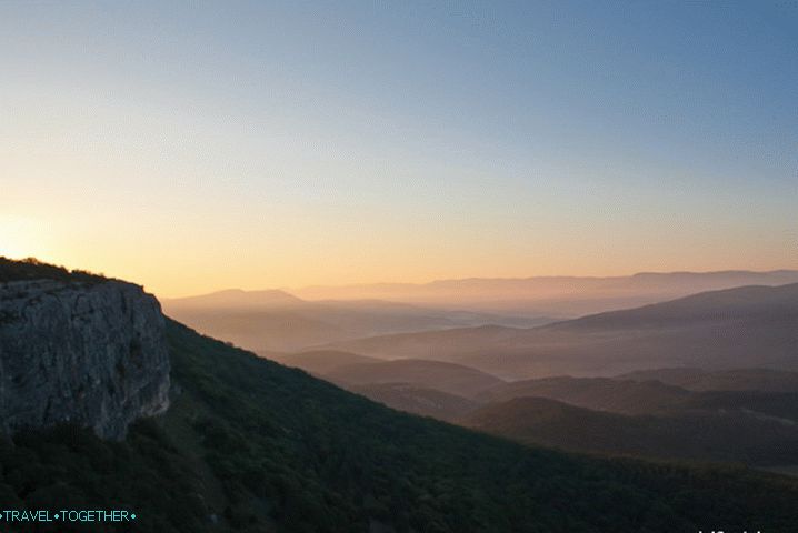 Dawn in the Crimea.