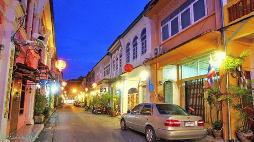 Soi Romanee Street in Phuket Town
