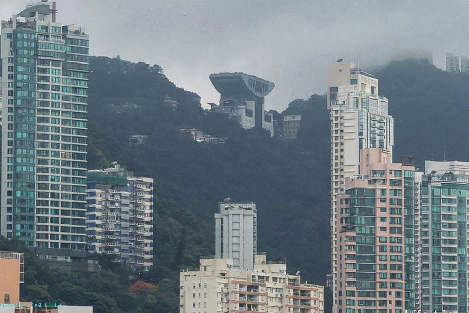 From the roof of my house you can see the observation deck at the peak
