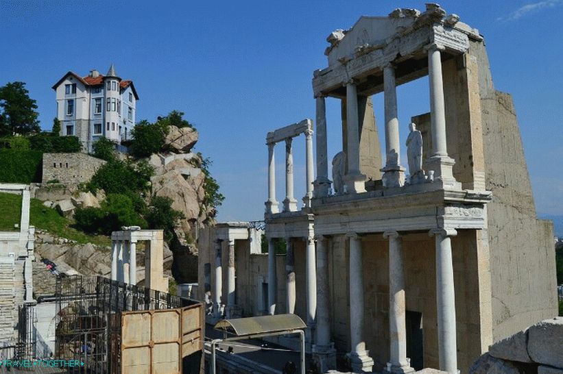 Roman ruins in Plovdiv