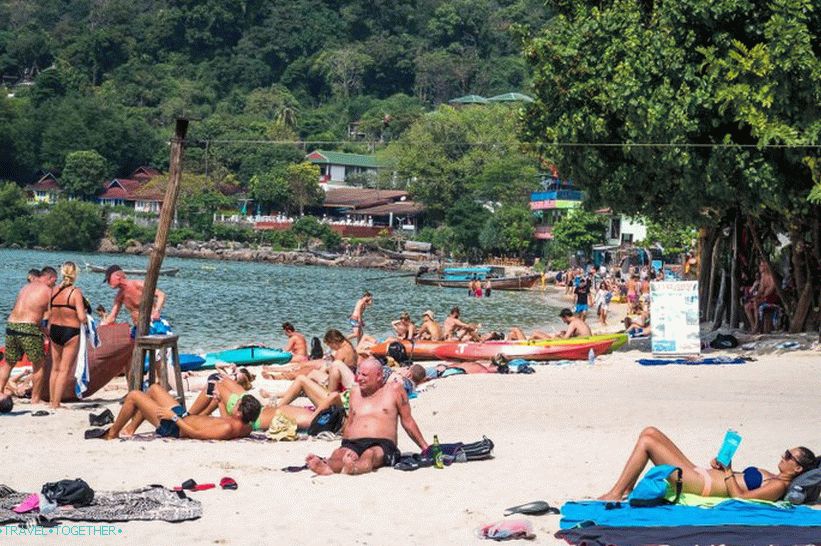 Lo Dalum Beach on Phi Phi Don Island is the longest, but not the best