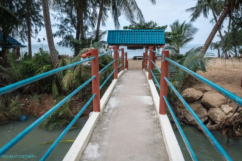 Behind the Bridge - Mae Haad Beach