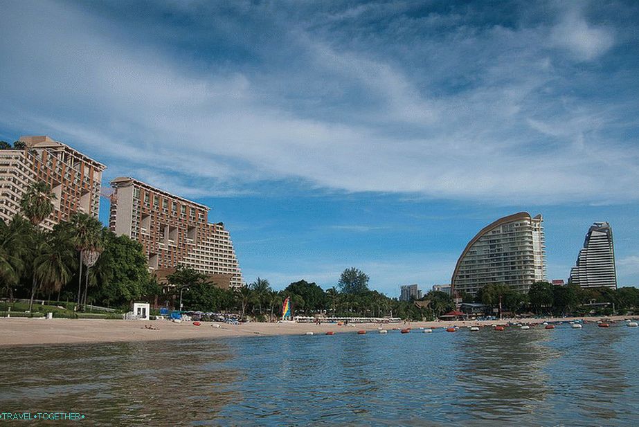 The most infrastructurally developed part of the beach