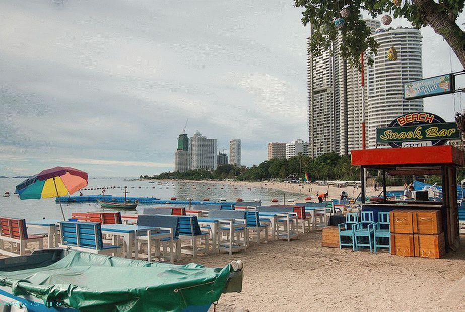 View from the southern part of the beach