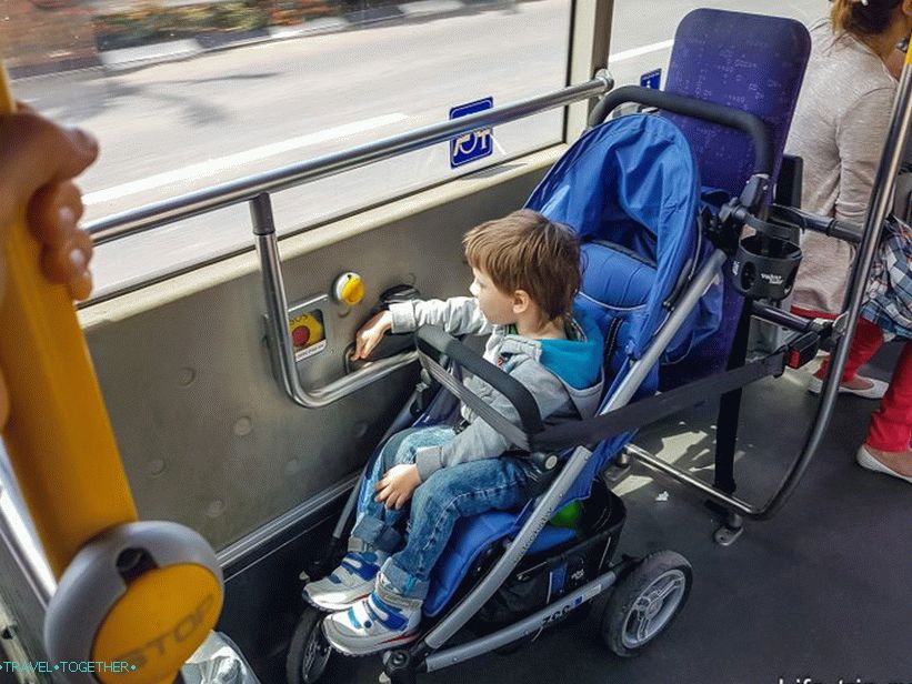 We are traveling by bus around Haifa