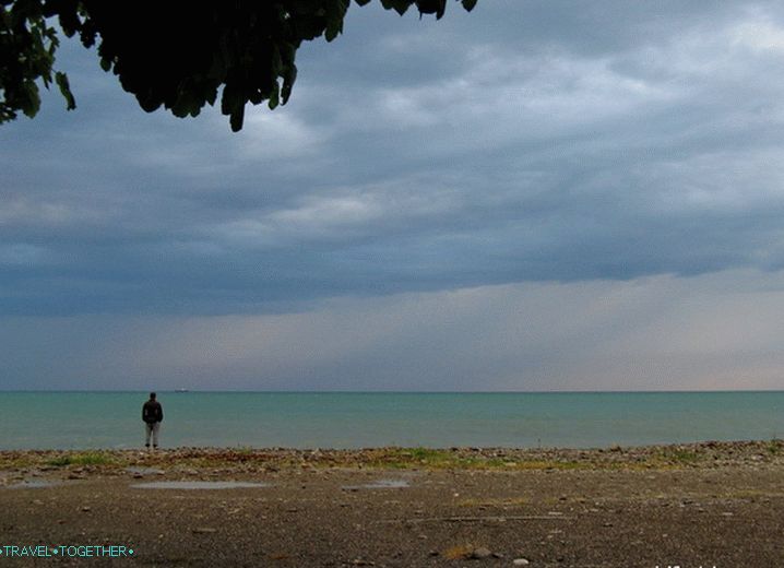 Camping in Asha. View from the tent.