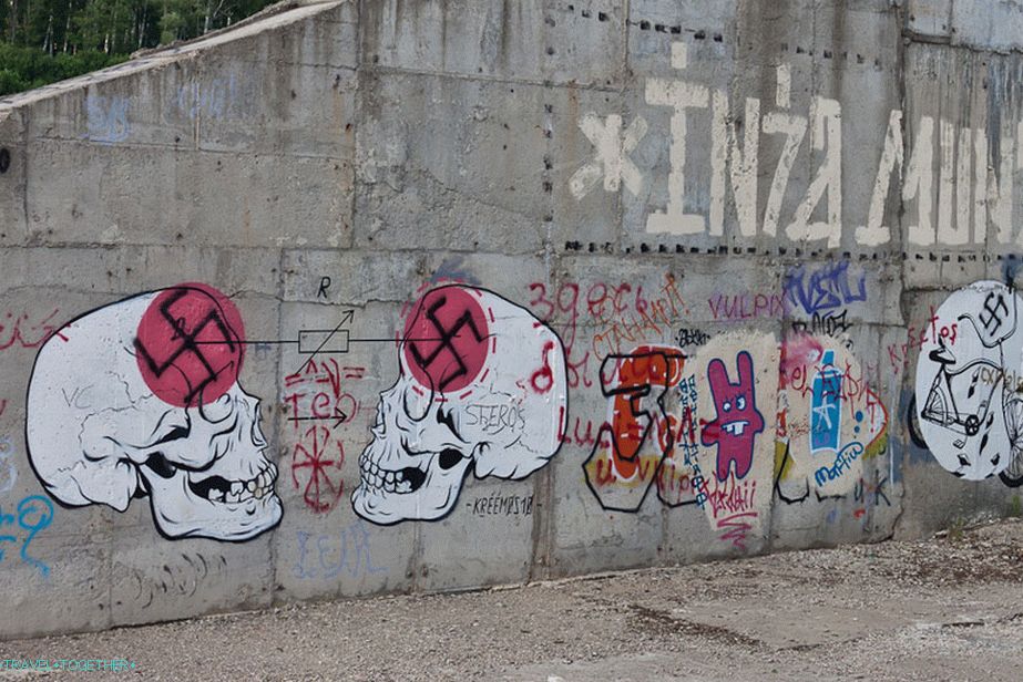 Graffiti on the walls