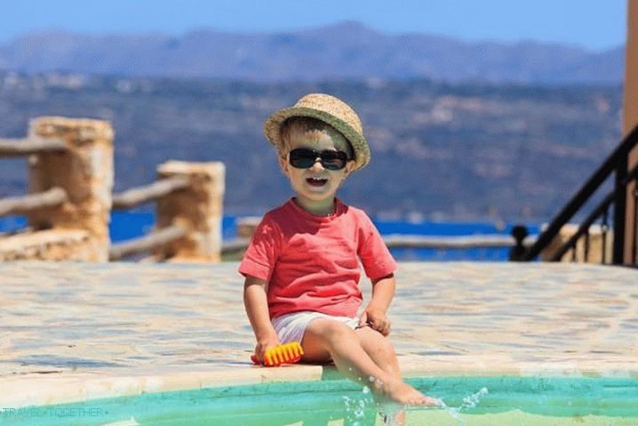 Where better to relax with a child