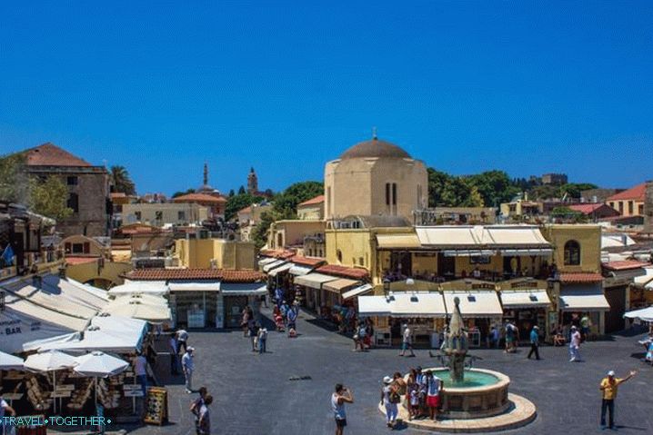 Rhodes, Central Square
