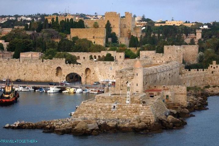 Weather in Rhodes in February - Rhodes Fortress