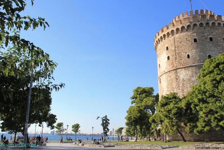 Thessaloniki. The Bay of Thermaikos. The White Tower
