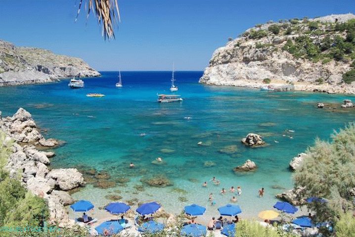 Rhodes, Beach on Rhodes