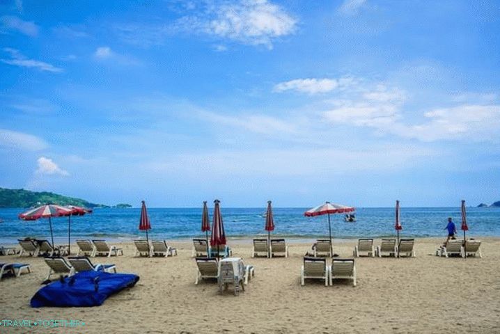 Weather in Phuket in February, Patong Beach