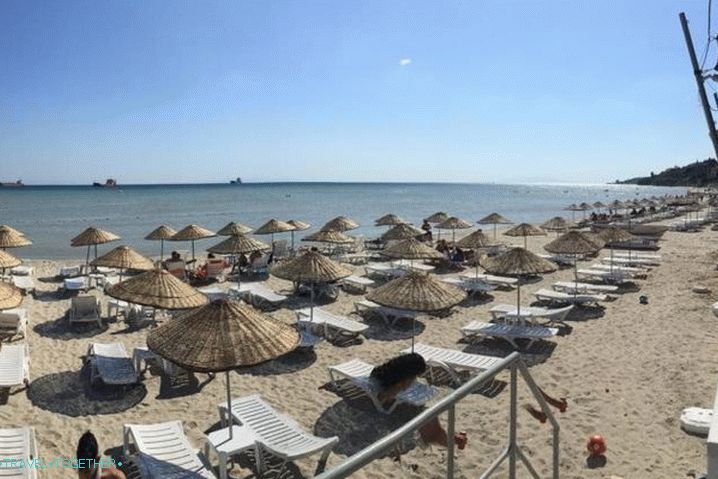 Weather in Istanbul in August - Beach in Poyraz Kök