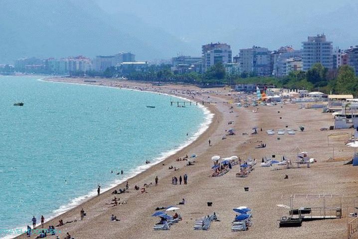Weather in Antalya in August - Konyaalti Beach
