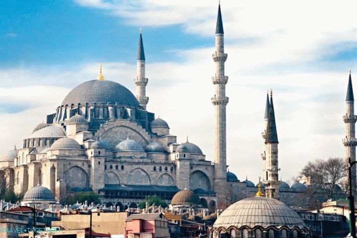 Weather in Istanbul in July - Suleymaniye Mosque