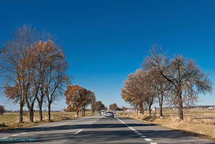 The road in Poland is everywhere canceled