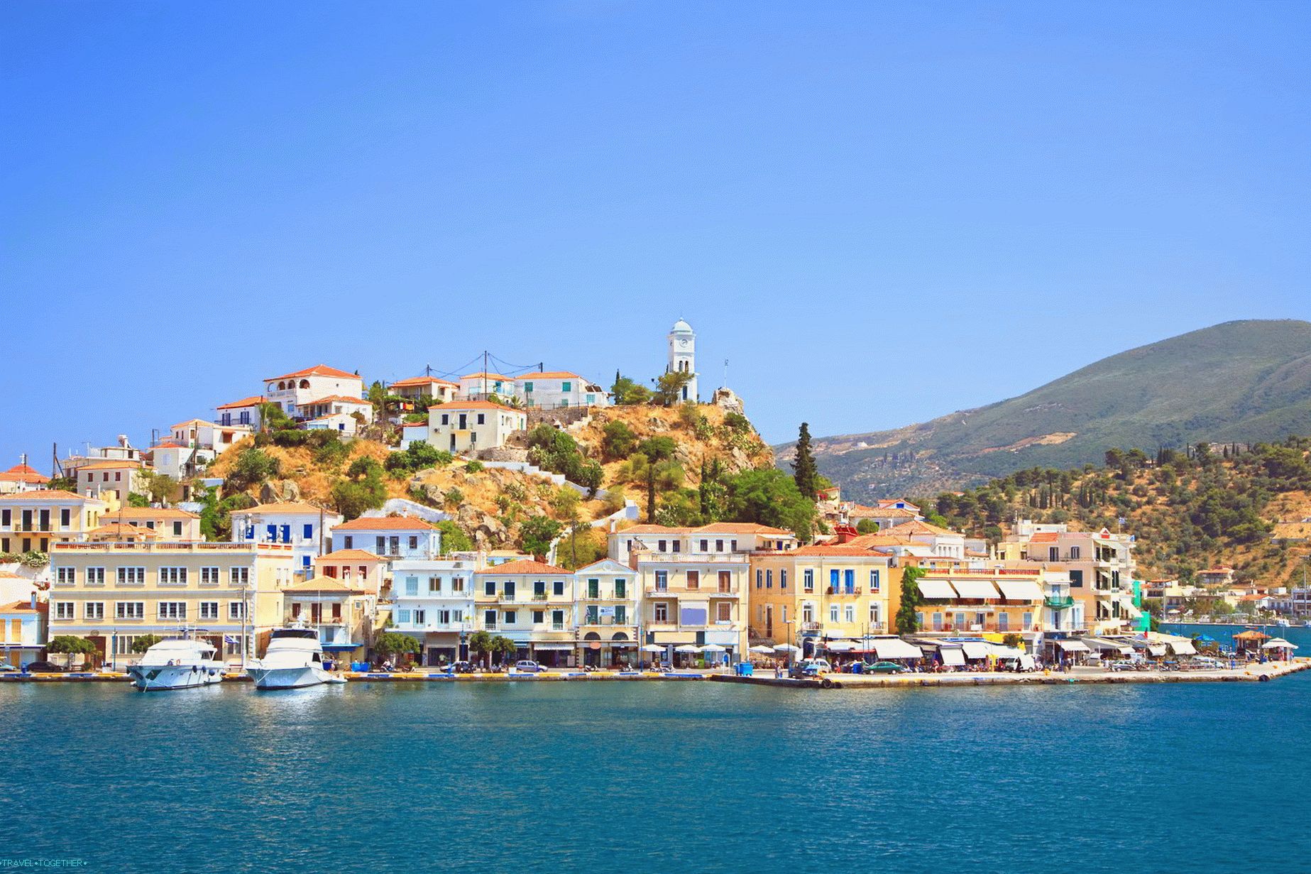 Poros. Sights and beaches of a serene island