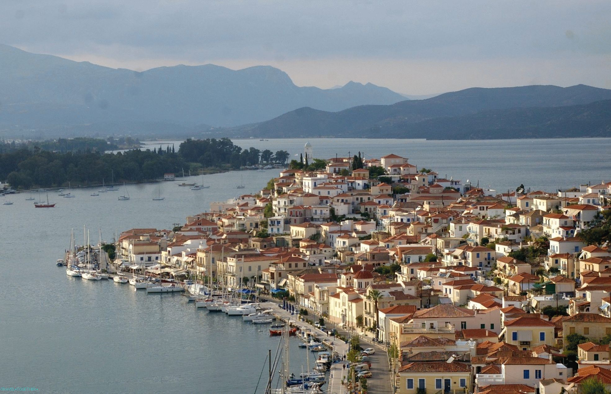 Poros. Sights and beaches of a serene island