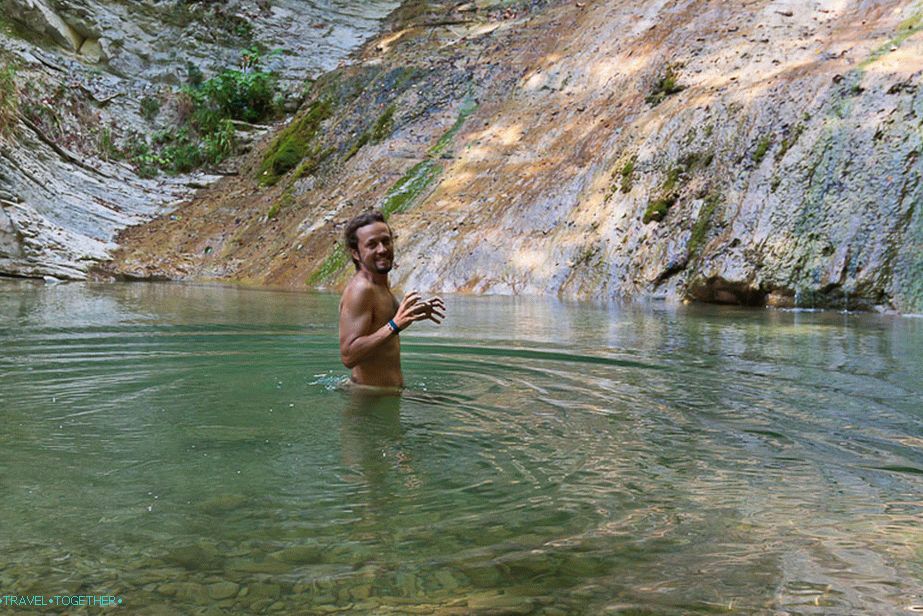 Water is something cold today